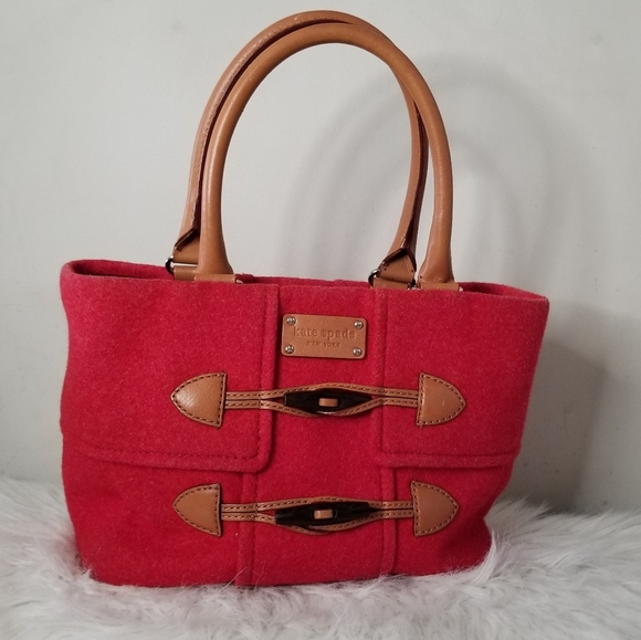 kate spade Handbags - Kate Spade wool toggle closure purse multi pocket